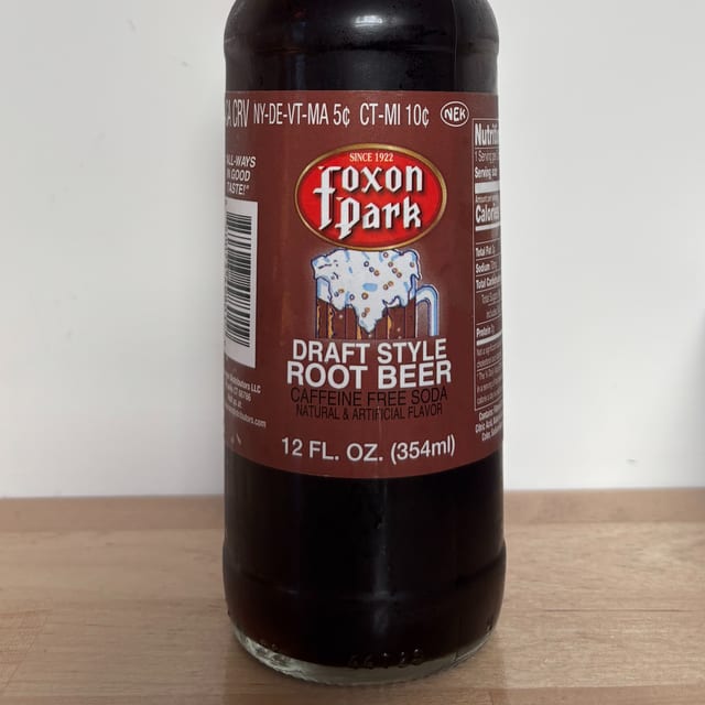 ROOT BEER Soda Foxon Park (OLD FASHION SODA).