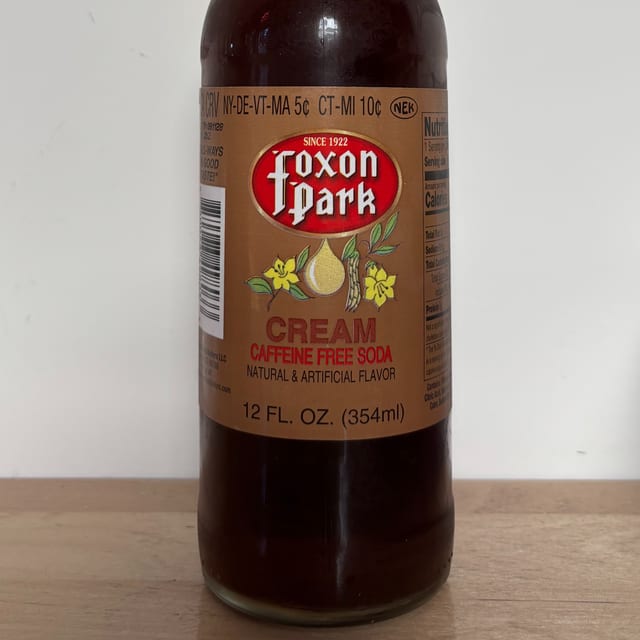 CREAM Soda Foxon Park (OLD FASHIONED SODA).