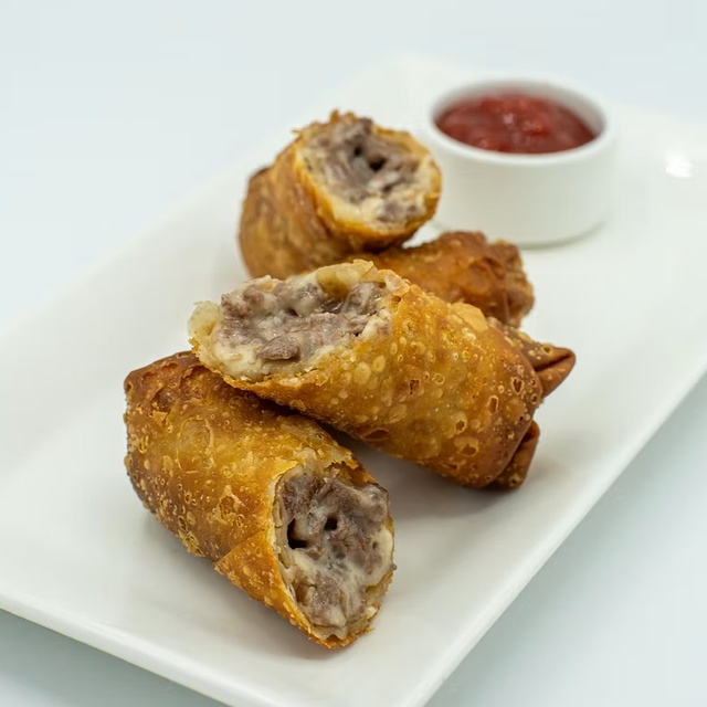  NEW Philly cheesesteak egg rolls.