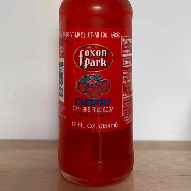CHERRY Soda Foxon Park (OLD FASHIONED SODA).