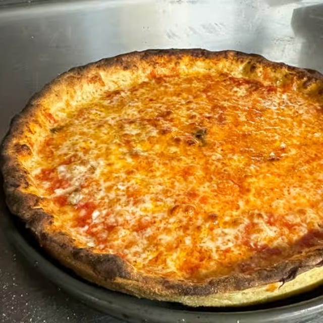 "South Shore" PAN Style Pizza.