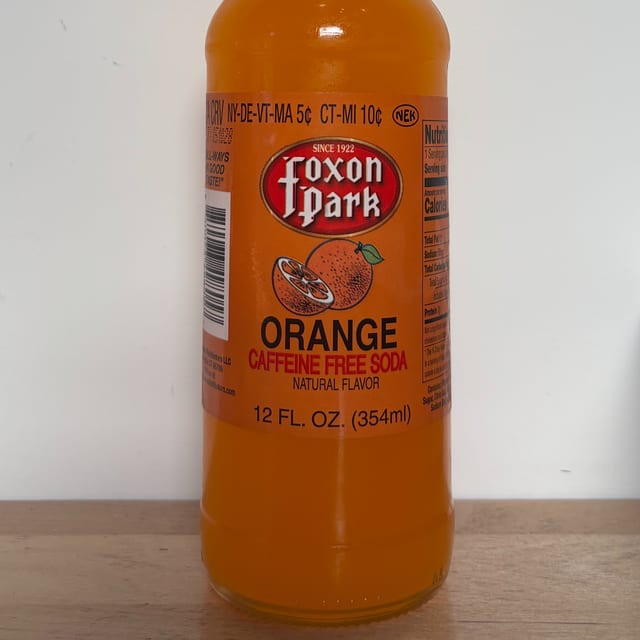 ORANGE Soda Foxon Park (OLD FASHION SODA).