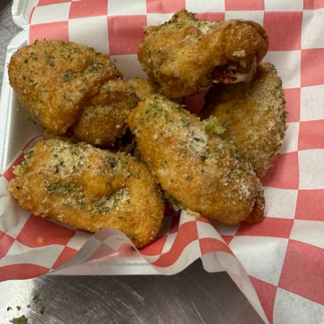 Garlic Parm Knots.
