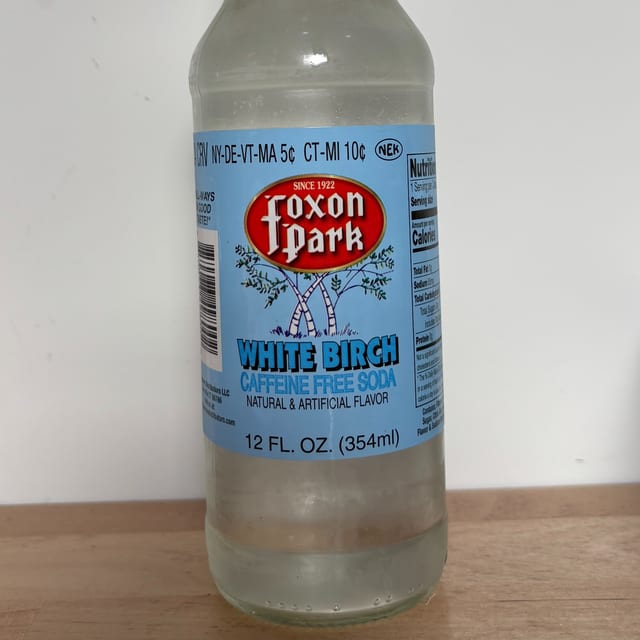BIRCH BEER Soda Foxon Park (OLD FASHION SODA).