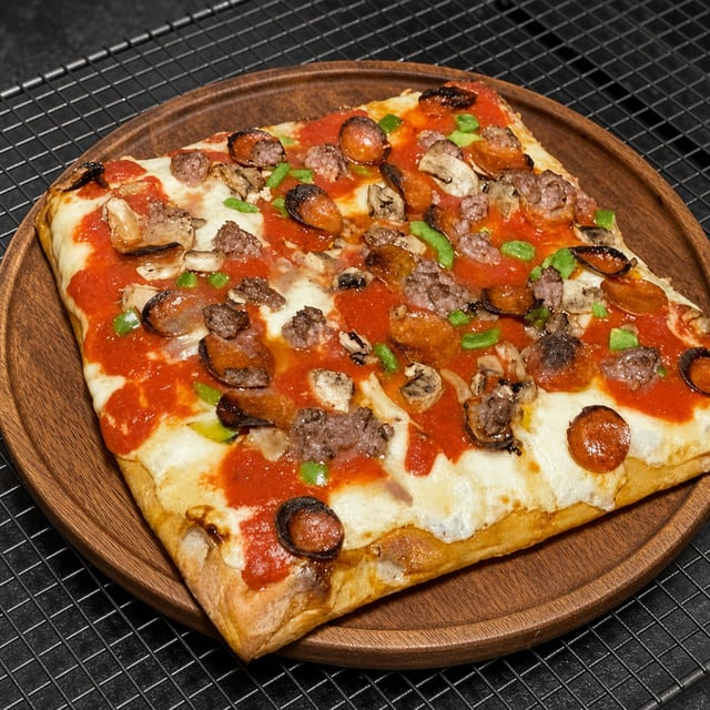 "Sicilian" PAN Style Pizza (Sicilian Pizza).