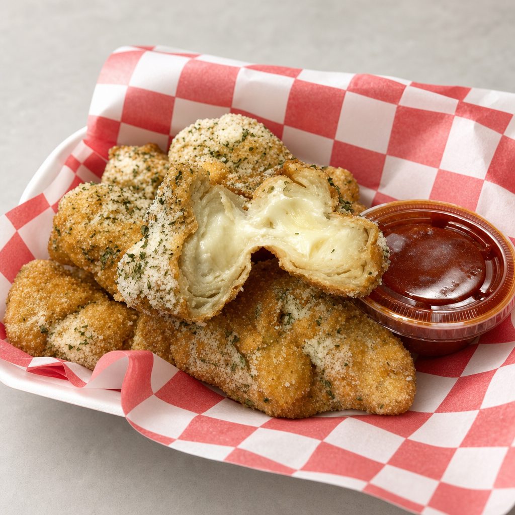 - Garlic Parm Knots (CHEESE FILLED).